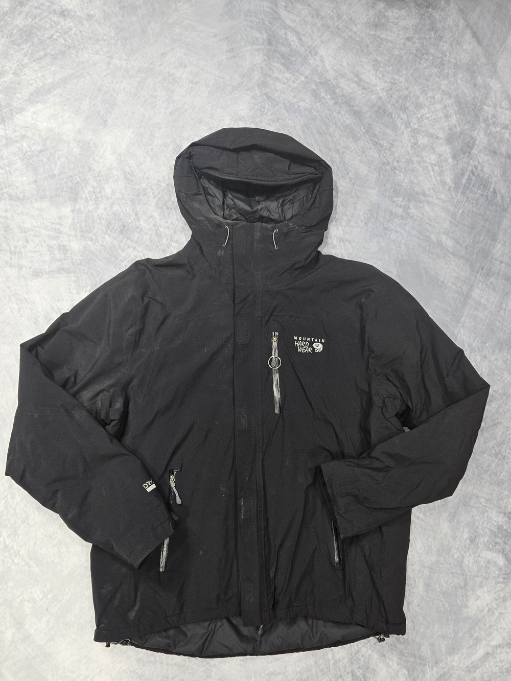 Mountain Hardwear Men’s Black Hooded Shell Jacket
